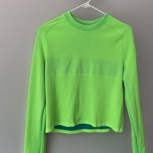 Athleta Neon Crop Sweater